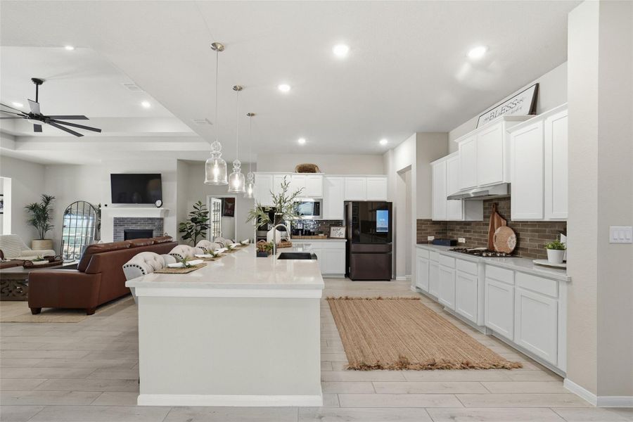 Furnished interior view inside a new home in Tejas Landing, Needville (Image 6). Furnished interior view inside a new home in Tejas Landing, Needville (Image 6).