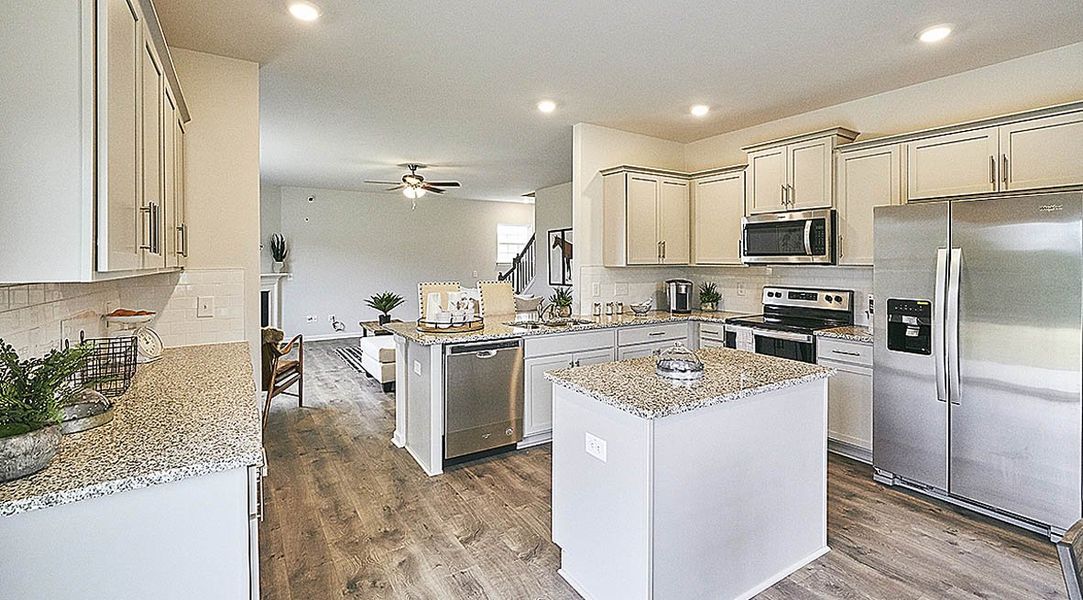 Representative furnished interior of a home built from the WILMINGTON by D.R. Horton in Cedar Oaks, Greensboro (Image 7). Representative furnished interior of a home built from the WILMINGTON by D.R. Horton in Cedar Oaks, Greensboro (Image 7).