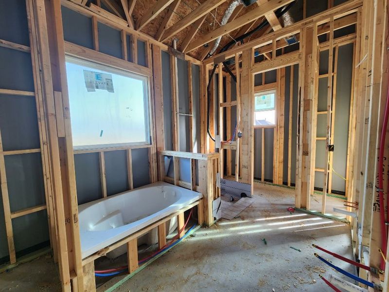 In-progress construction of a new home in Rocky Top, Krum, TX (Image 10).