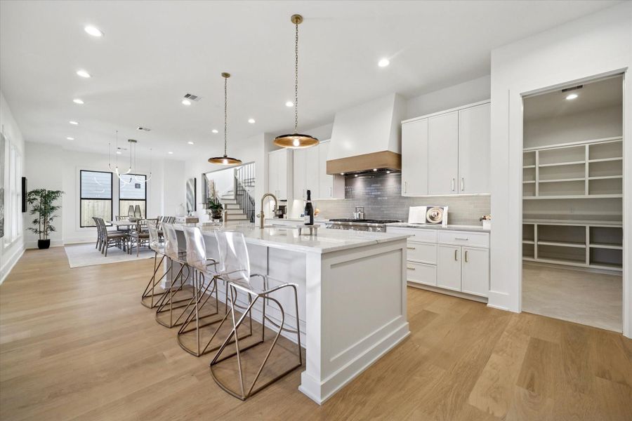 Furnished interior view inside a new home in , Houston (Image 30).