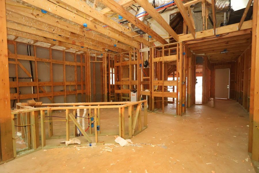 In-progress construction of a new home in Grand Central Park - Ascent Collection, Conroe, TX (Image 7). In-progress construction of a new home in Grand Central Park - Ascent Collection, Conroe, TX (Image 7).