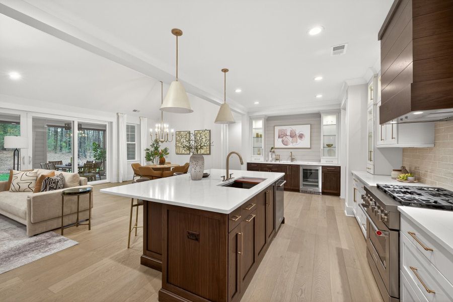 Representative furnished interior of a home built from the Marin-Expanded by Classica Homes in Riverchase Estates, Lancaster (Image 10).