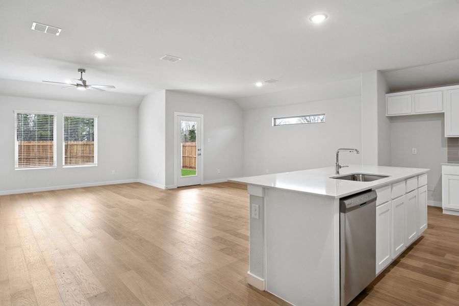 Open Floor Plan in the Heisman home plan by Trophy Signature Homes – REPRESENTATIVE PHOTO