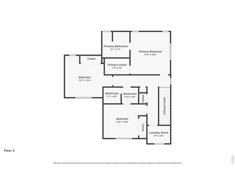 2D floor plan layout of this home in , Loveland, CO (Image 5).