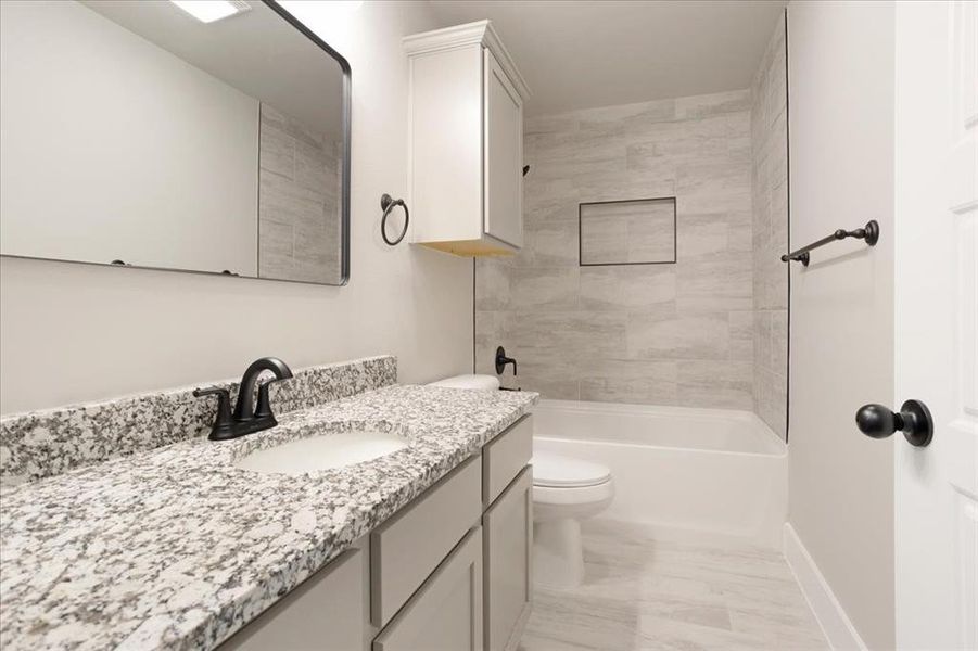 Furnished interior view inside a new home in , Sherman (Image 8).