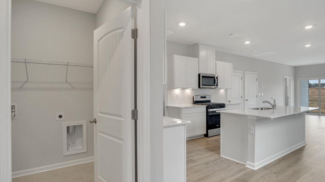 Furnished interior view inside a new home in River Landing, Murfreesboro (Image 13).