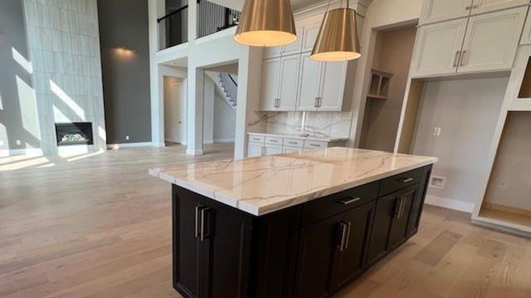 Furnished interior view inside a new home in Bridgeland 45', 50', 70', Cypress (Image 3). Furnished interior view inside a new home in Bridgeland 45', 50', 70', Cypress (Image 3).