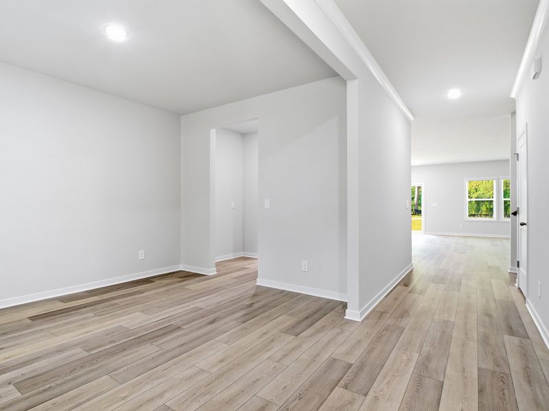 Spacious, unfurnished interior of a new home in Marshburn Landing - Signature Series, Wendell (Image 17). Spacious, unfurnished interior of a new home in Marshburn Landing - Signature Series, Wendell (Image 17).