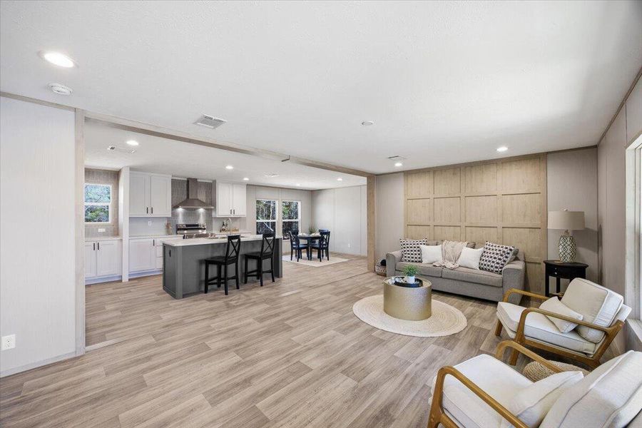 Furnished interior view inside a new home in , Cross (Image 6). Furnished interior view inside a new home in , Cross (Image 6).