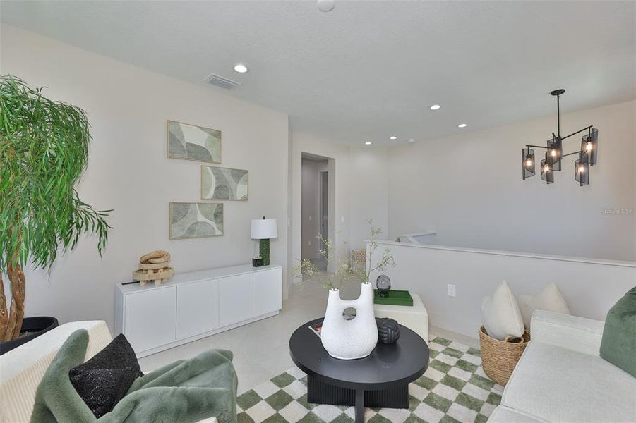 Furnished interior view inside a new home in , Tampa (Image 44).
