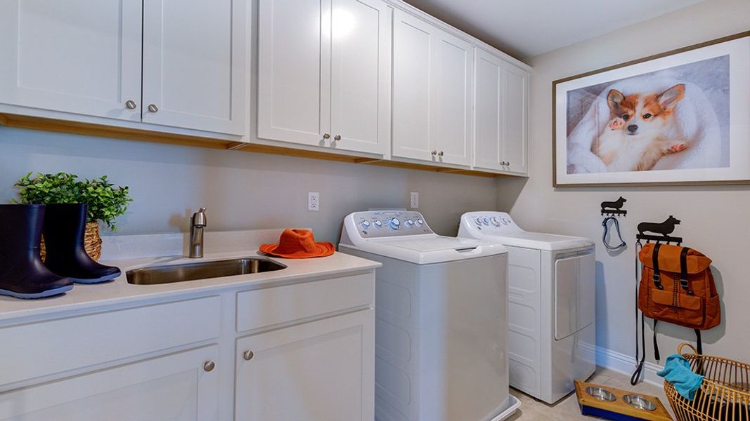 Furnished interior view inside a new home in Hickory Grove, Sanford (Image 19).