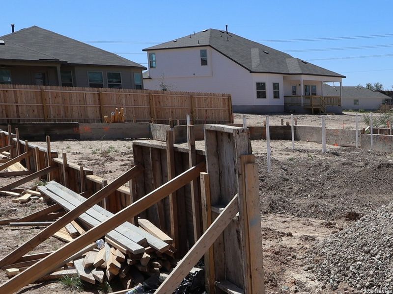 In-progress construction of a new home in Agave, San Antonio, TX (Image 20).
