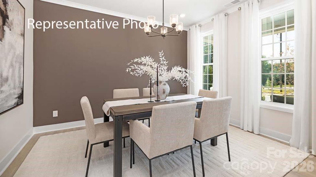 Furnished interior view inside a new home in Sanctuary at Southgate, Indian Trail (Image 3).