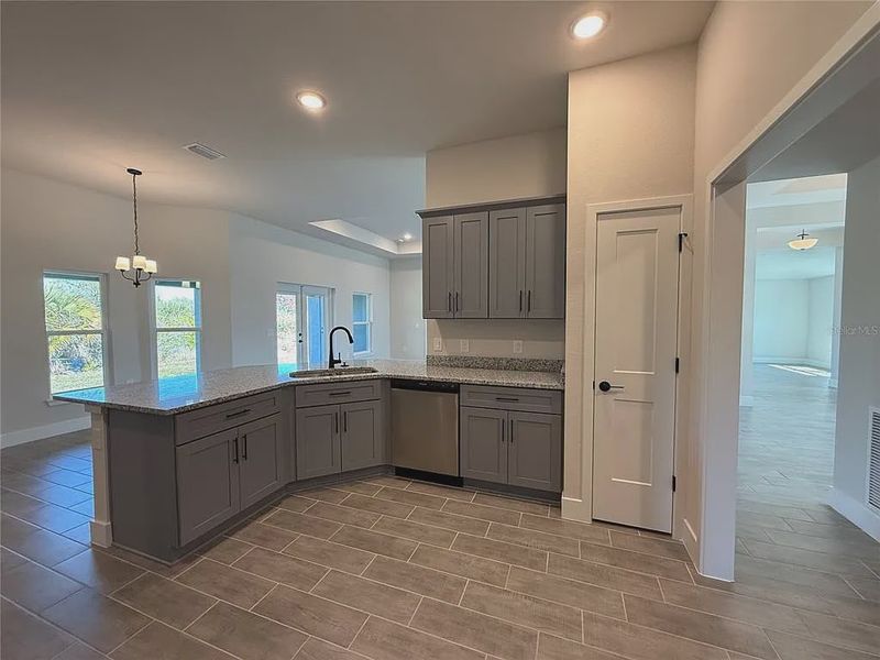 Furnished interior view inside a new home in South Gulf Cove, Port Charlotte (Image 11).