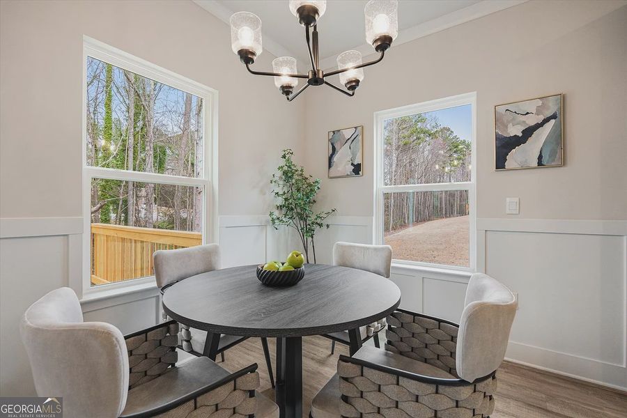 Furnished interior view inside a new home in Canterbury Villas, Carrollton (Image 9).