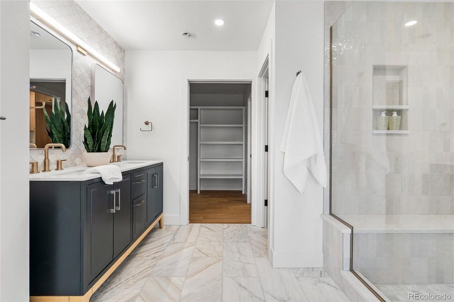 Furnished interior view inside a new home in , Denver (Image 18).