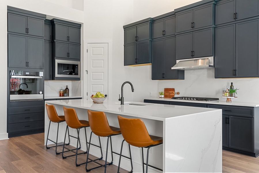 Furnished interior view inside a new home in Sauls Ranch, Round Rock (Image 4).