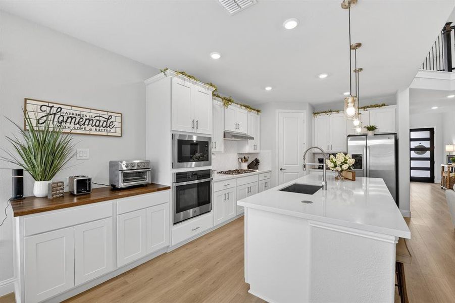 Furnished interior view inside a new home in South Oak, Lakewood Village (Image 14).