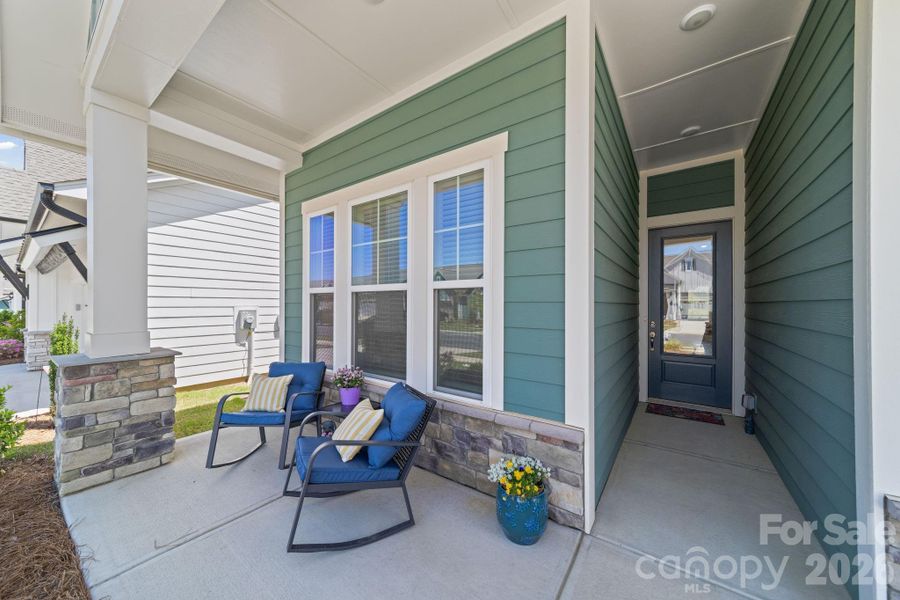 Exterior details and patio area of a home in , Waxhaw (Image 20).