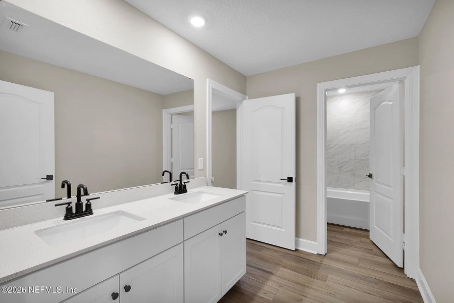 Furnished interior view inside a new home in Jennings Farm, Middleburg (Image 3).