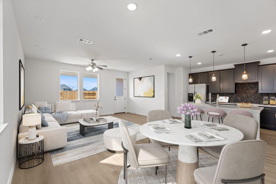 Furnished interior view inside a new home in Azalea, Brookshire (Image 3).