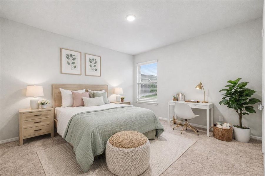 Furnished interior view inside a new home in , Fort Worth (Image 11).