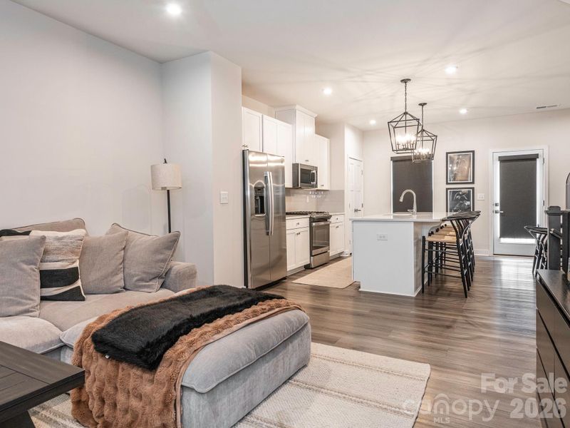 Furnished interior view inside a new home in , Charlotte (Image 25).