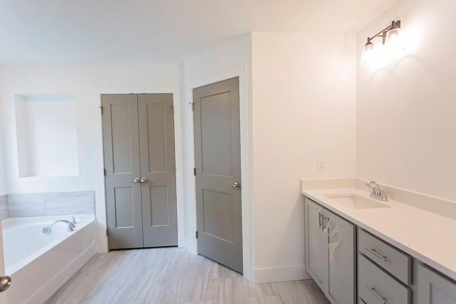 Furnished interior view inside a new home in , Buford (Image 5).