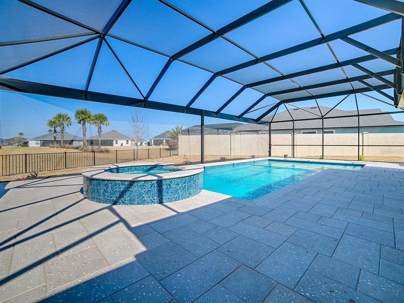 Exterior details and patio area of a home in , The Villages (Image 30). Exterior details and patio area of a home in , The Villages (Image 30).