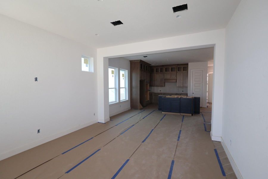 In-progress construction of a new home in Two Step Farm 42', Montgomery, TX (Image 8).