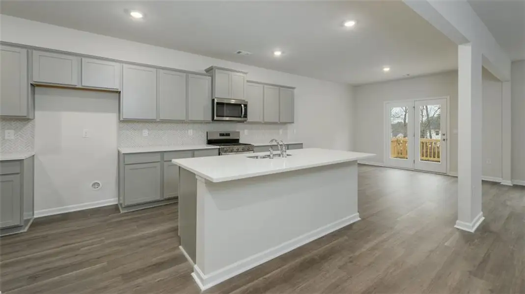 Furnished interior view inside a new home in Brooks Station, Dacula (Image 6).