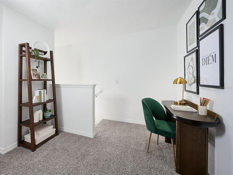 Furnished interior view inside a new home in Bradford Park, Ormond Beach (Image 5). Furnished interior view inside a new home in Bradford Park, Ormond Beach (Image 5).