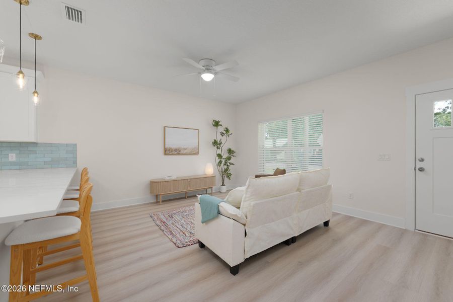 Furnished interior view inside a new home in , St. Augustine (Image 9).