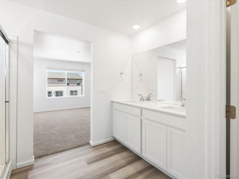 Furnished interior view inside a new home in Revere at Johnstown, Johnstown (Image 8).