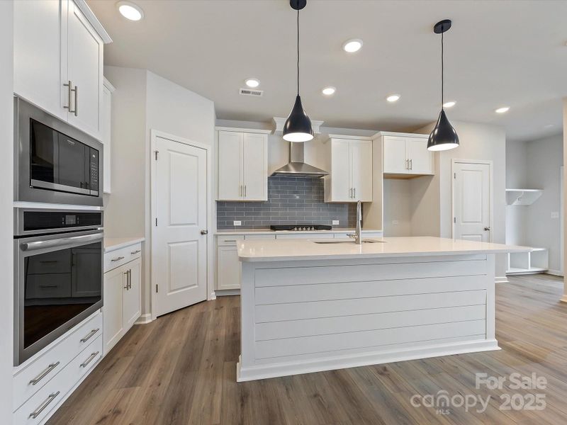 Furnished interior view inside a new home in North Creek Village - Townhomes, Huntersville (Image 8). Furnished interior view inside a new home in North Creek Village - Townhomes, Huntersville (Image 8).