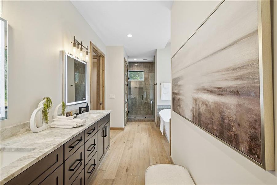 Furnished interior view inside a new home in , Blairsville (Image 10).