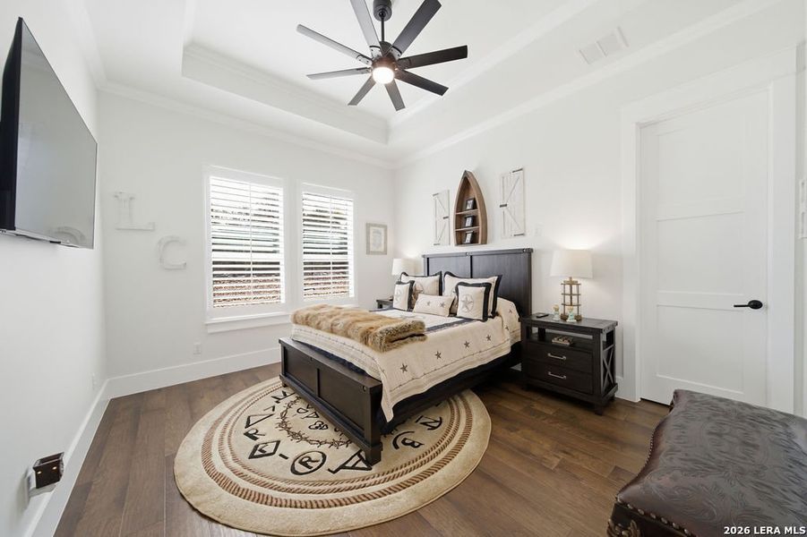 Furnished interior view inside a new home in , New Braunfels (Image 43).