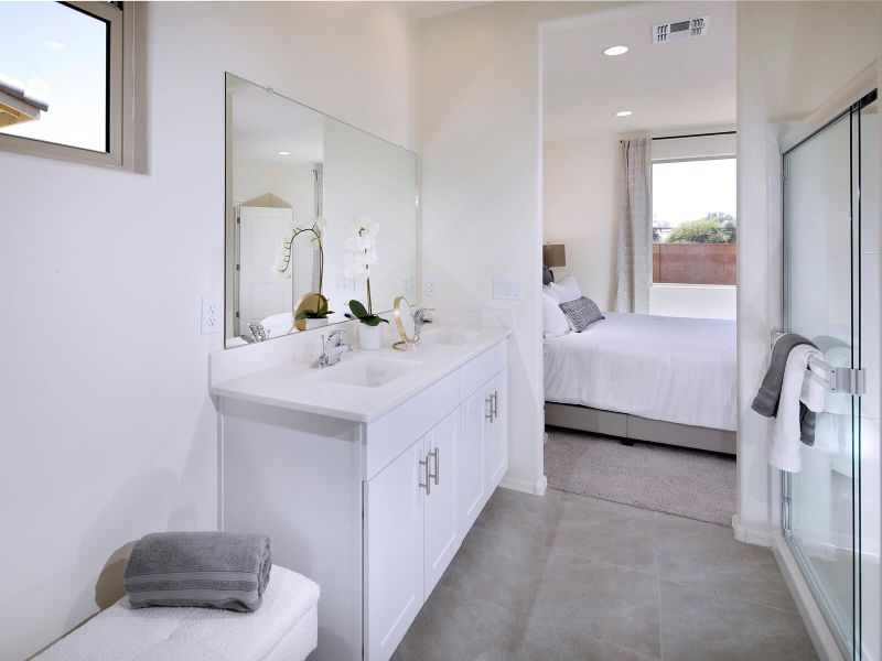 Furnished interior view inside a new home in Mandarina - Signature Series, Marana (Image 9).