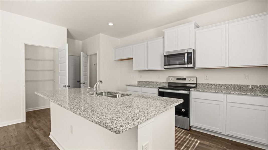 Furnished interior view inside a new home in Fox Crossing, Griffin (Image 5).