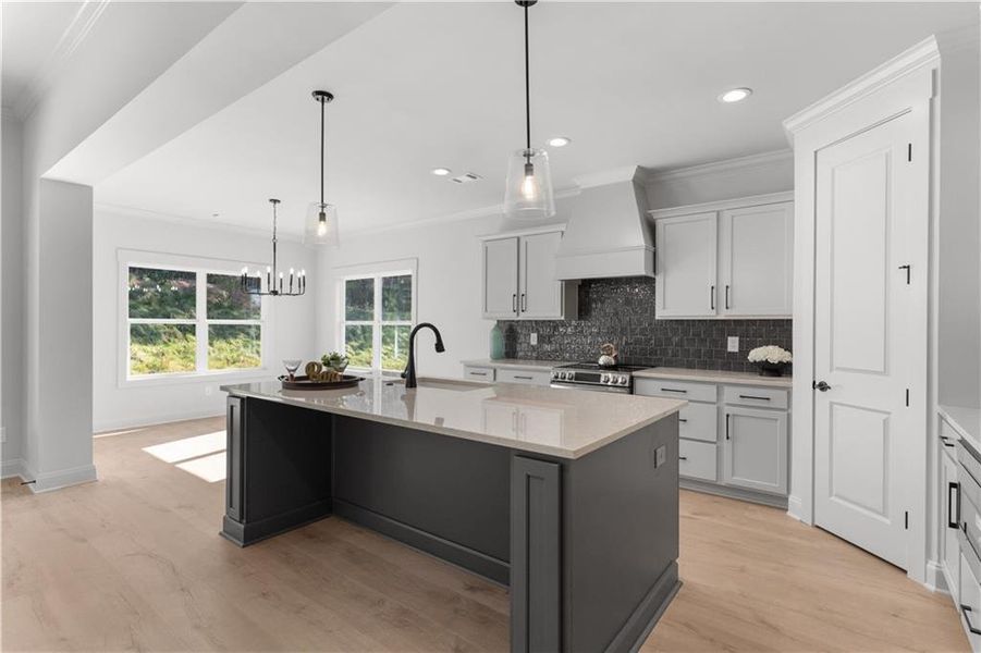Furnished interior view inside a new home in , Greensboro (Image 6).