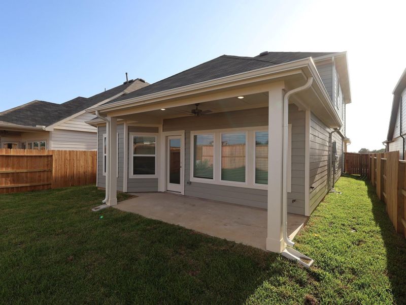Front exterior of a new home in Summerview, Fulshear, TX, highlighting curb appeal (Image 9).