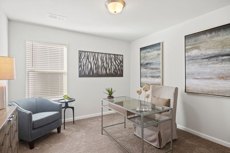 Representative furnished interior of a home built from the The Cade by Stanley Martin Homes in Westbriar Woods Single Family Homes, Spartanburg (Image 11).