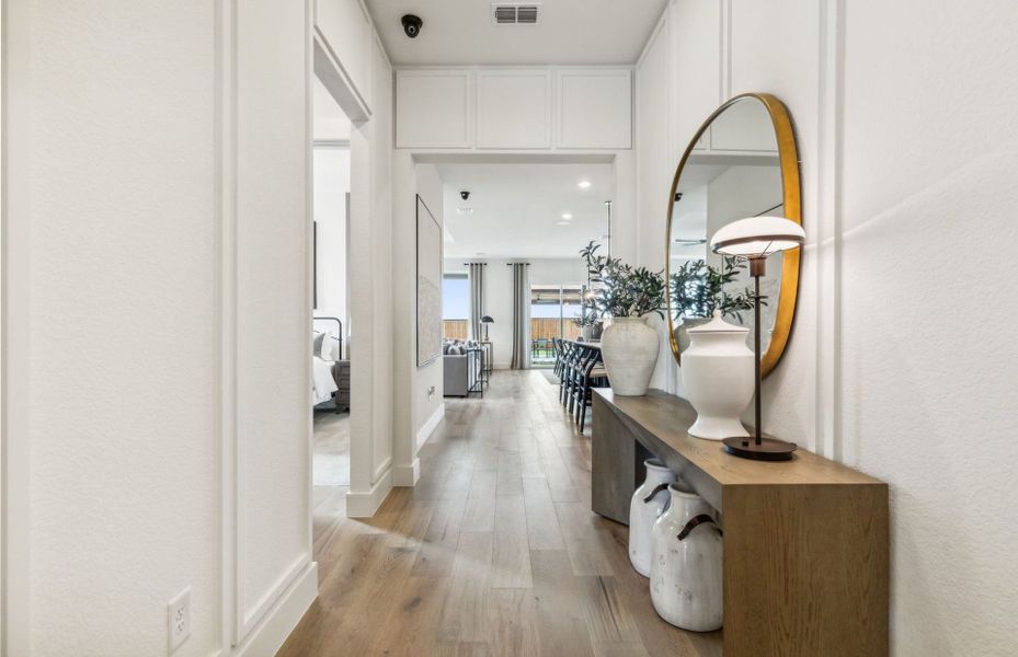 Representative furnished interior of a home built from the Reverence by Del Webb in Del Webb Austin at Lost Pines, Bastrop (Image 13). Representative furnished interior of a home built from the Reverence by Del Webb in Del Webb Austin at Lost Pines, Bastrop (Image 13).