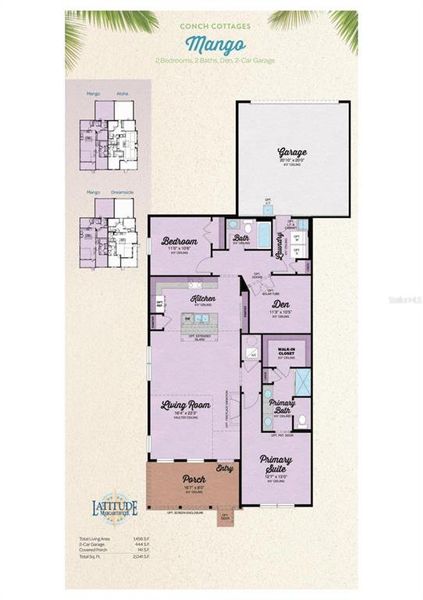 2D floor plan layout of this home in , Daytona Beach, FL (Image 5). 2D floor plan layout of this home in , Daytona Beach, FL (Image 5).