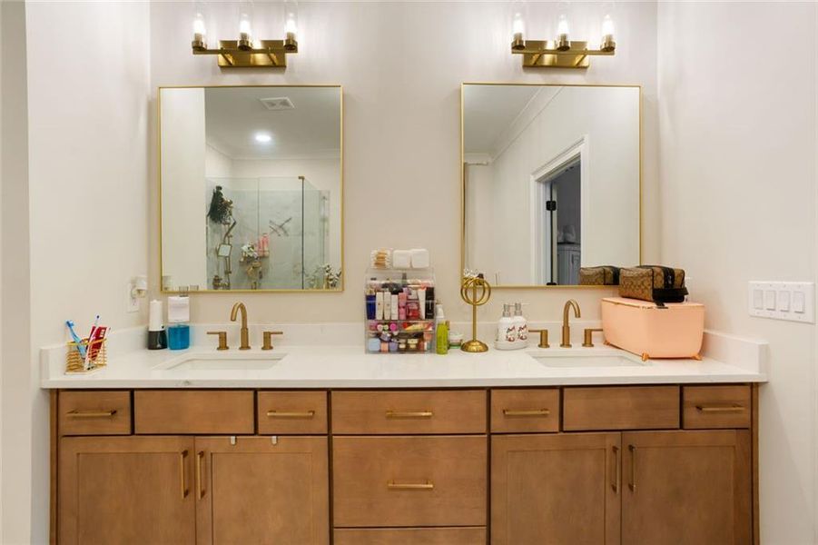 Furnished interior view inside a new home in , Marietta (Image 30).