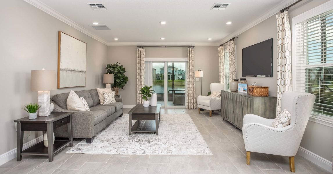 Representative furnished interior of a home built from the Lexington by Maronda Homes in Lake County Communities, Mount Plymouth (Image 50).