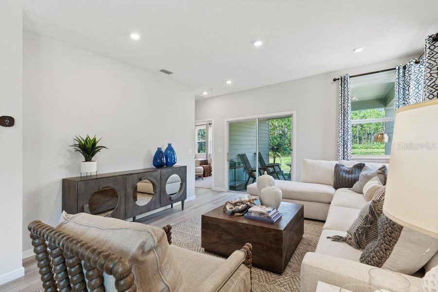 Furnished interior view inside a new home in Seminole Palms, Palm Coast (Image 39).