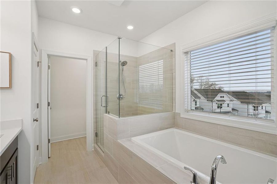 Furnished interior view inside a new home in , Cumming (Image 29).