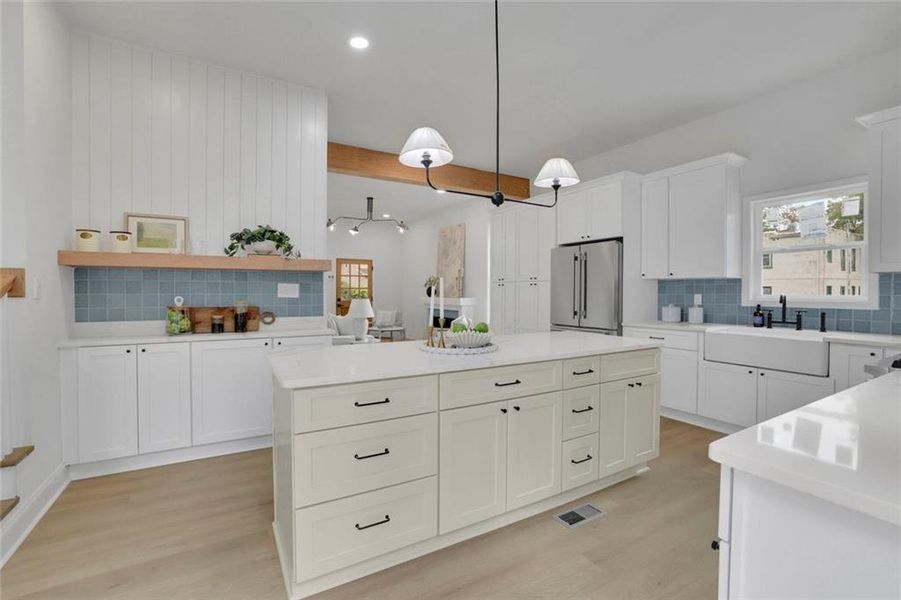 Furnished interior view inside a new home in , Atlanta (Image 48).