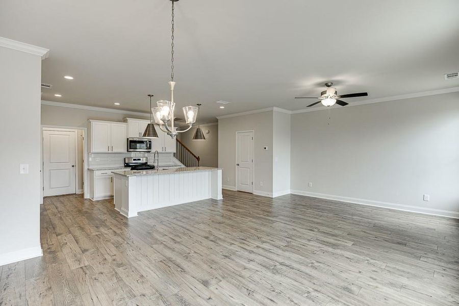 Spacious, unfurnished interior of a new home in , Sugar Hill (Image 23).
